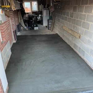 Newly Screened Garage Floor in Greys, Essex